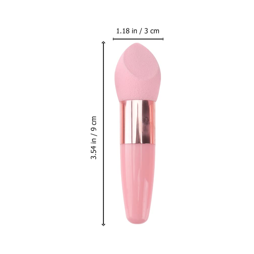 Beavorty 2 Pack Makeup Sponge Set - Beauty Blender, Foundation Sponge, Powder Puff for Flawless Face Makeup Application | Travel-Friendly Cosmetic Blender for Liquid & Dry Foundation (Purple) - Perfect for On-The-Go Touch Ups & Professional Makeup Looks