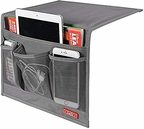 Bedside Storage Organizer with Drawers - Foldable Nightstand Organizer for Bedroom, Office & Dorm - Perfect for Storing Books, Phone, Glasses & Essentials
