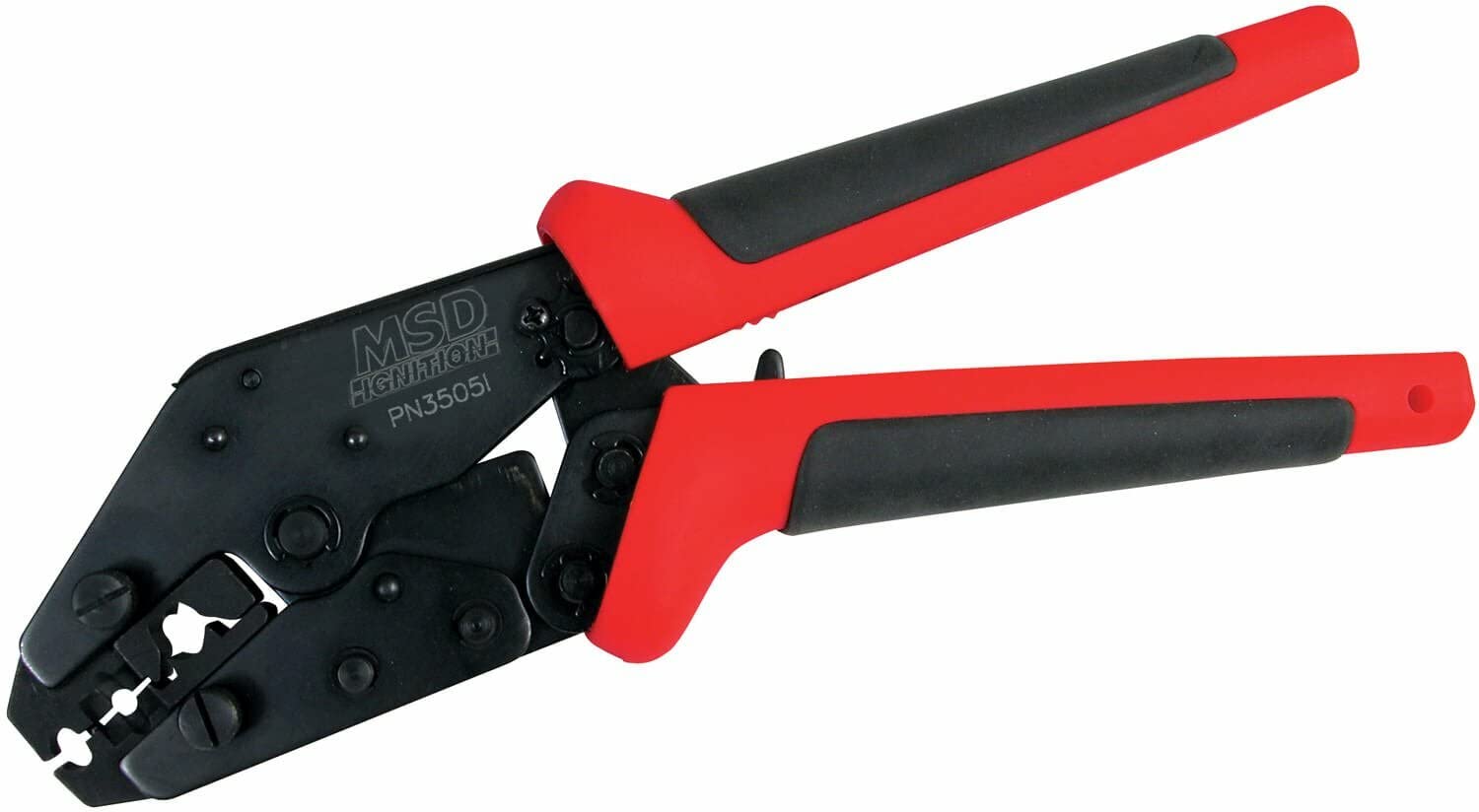 MSD 35051 Professional Ratcheting Crimp Tool - Heavy Duty Wire Terminal Crimper for Electrical, Automotive & DIY Projects - Perfect for Wiring, Connectors & Cable Repairs