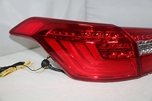 2014-2015 Hyundai IX25 Cantus Creta LED Tail Lights - Red High Performance Brake Lamps for Enhanced Visibility & Safety | Perfect for Night Driving & Foggy Conditions