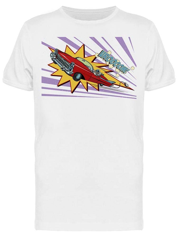Smartprints Electric Car Space Graphic T-Shirt for Men - Comfortable Cotton Tee for Casual Wear, Street Style & Everyday Outfits