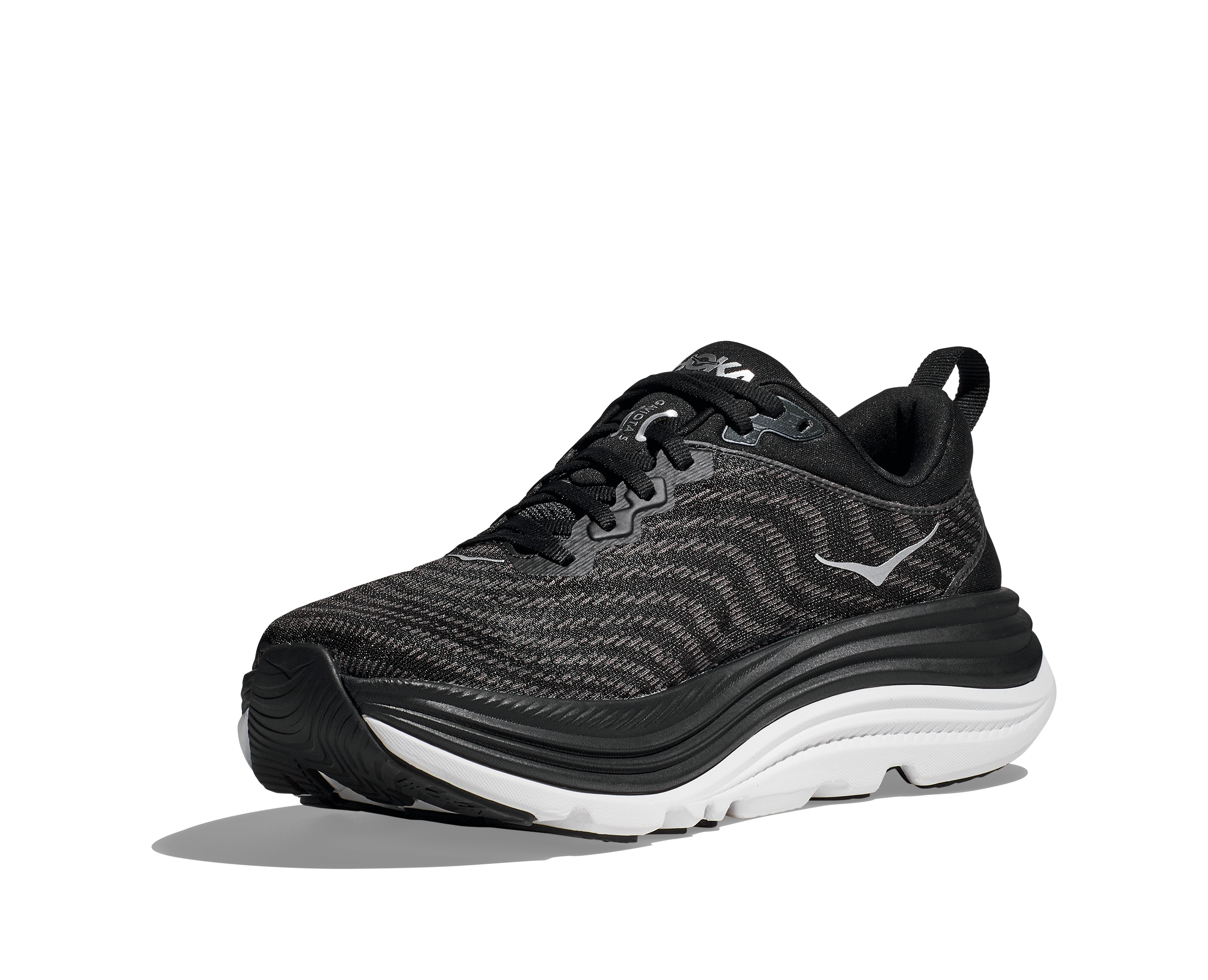Men's Gaviota 5 Running Shoes (Black/White) - Lightweight Cushioned Sneakers for Jogging, Gym Workouts & Daily Wear
