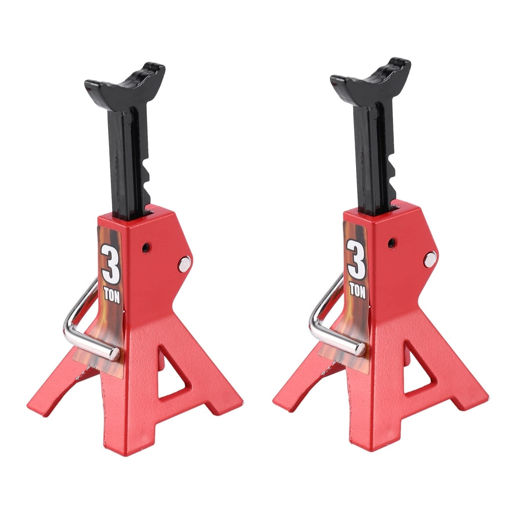 1/10 Scale RC Car Holder Stand - Adjustable Metal Jack Stand for Axial SCX10, Traxxas TRX4, RC4WD D90 - Perfect for Crawler Display & Workshop Organization