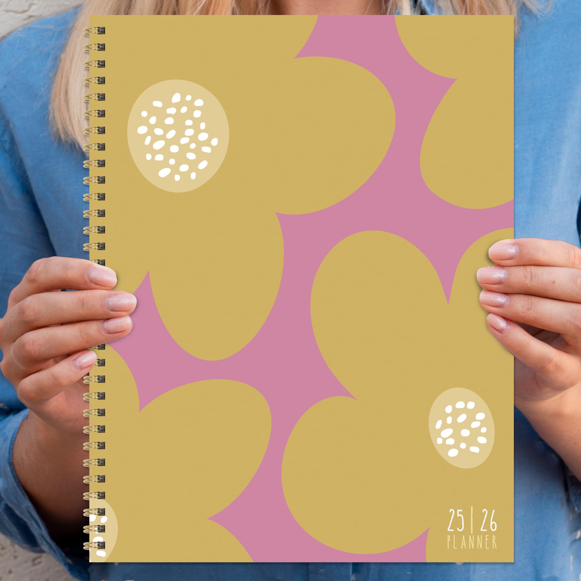 TF Publishing July 2025 - June 2026 Academic Planner - Large Weekly & Monthly Organizer with Durable Cover, Thick Uncoated Paper & Planning Stickers (9