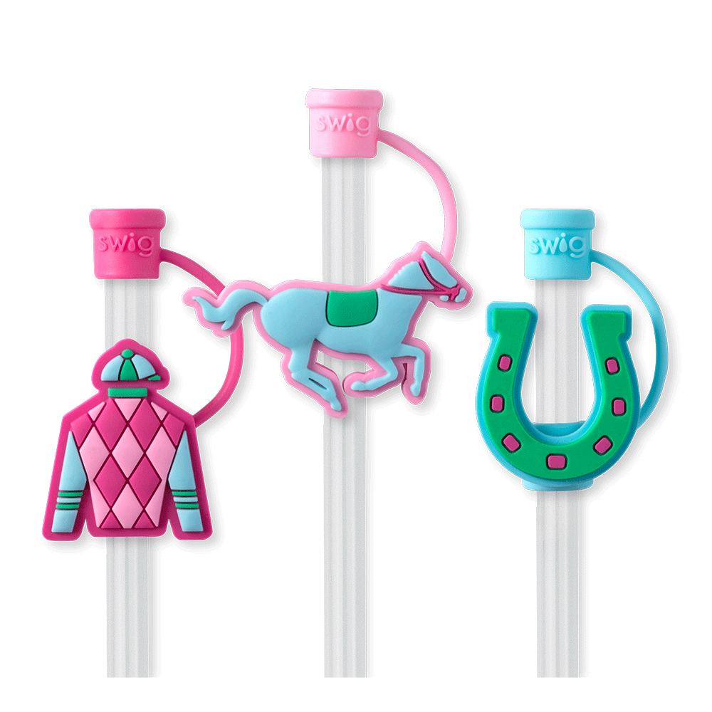 Go Baby Go Silicone Straw Topper Set - Reusable, BPA-Free, for Smoothies, Juice & Iced Coffee - Perfect for Kids, Travel & Eco-Friendly Lifestyle