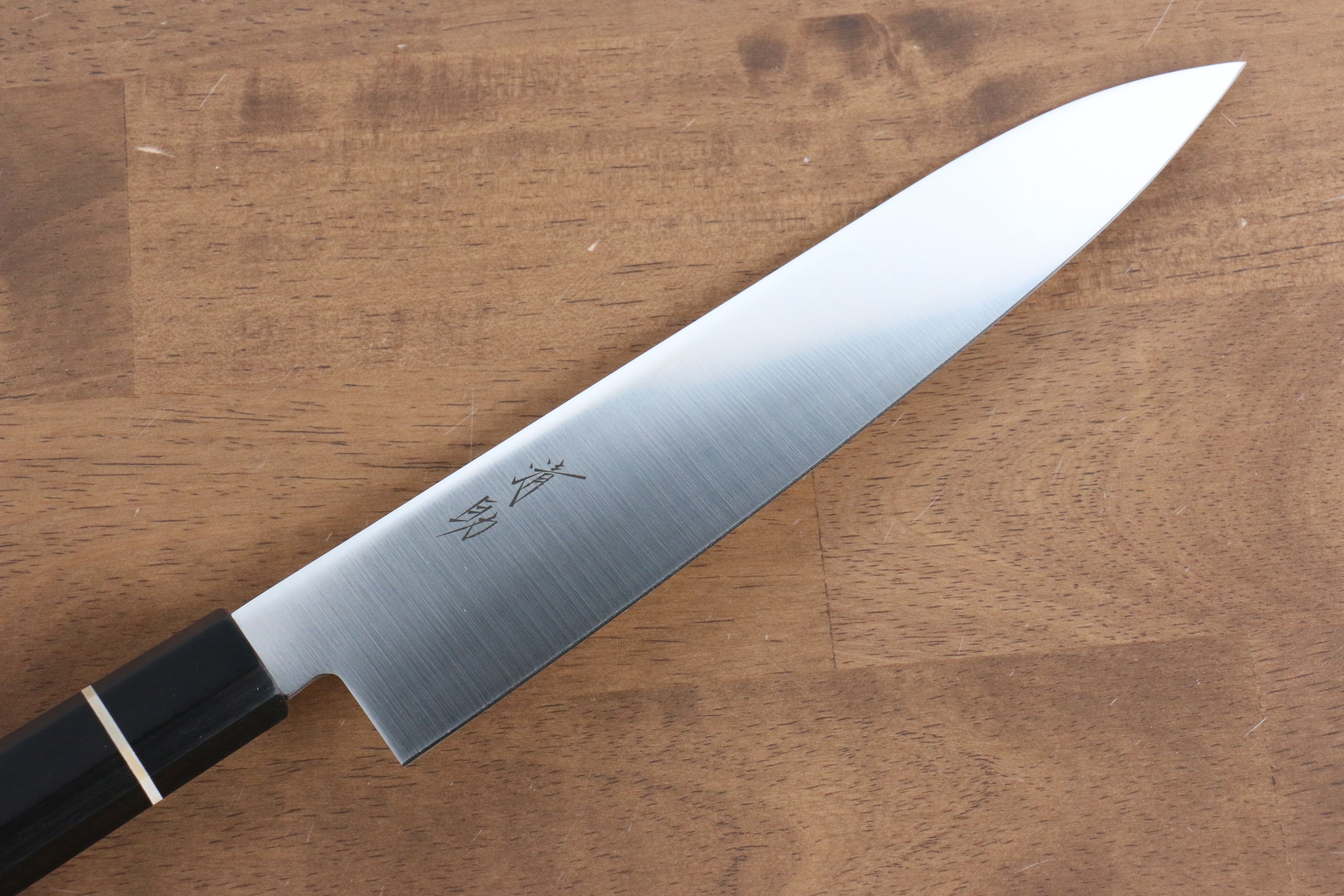 Premium Seisuke Molybdenum Gyuto 210mm Chef Knife - Japanese Black Pakkawood Handle - Professional Kitchen Knife for Sushi, Meat Cutting & Vegetable Chopping