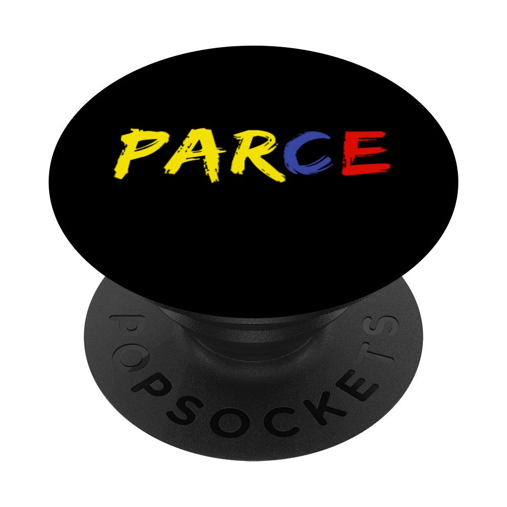 Parce Funny PopSockets - Colombian Slang Phone Grip with Swappable Top for Cell Phones & Tablets - Perfect for Travel, Daily Use & Showcasing Latin Culture
