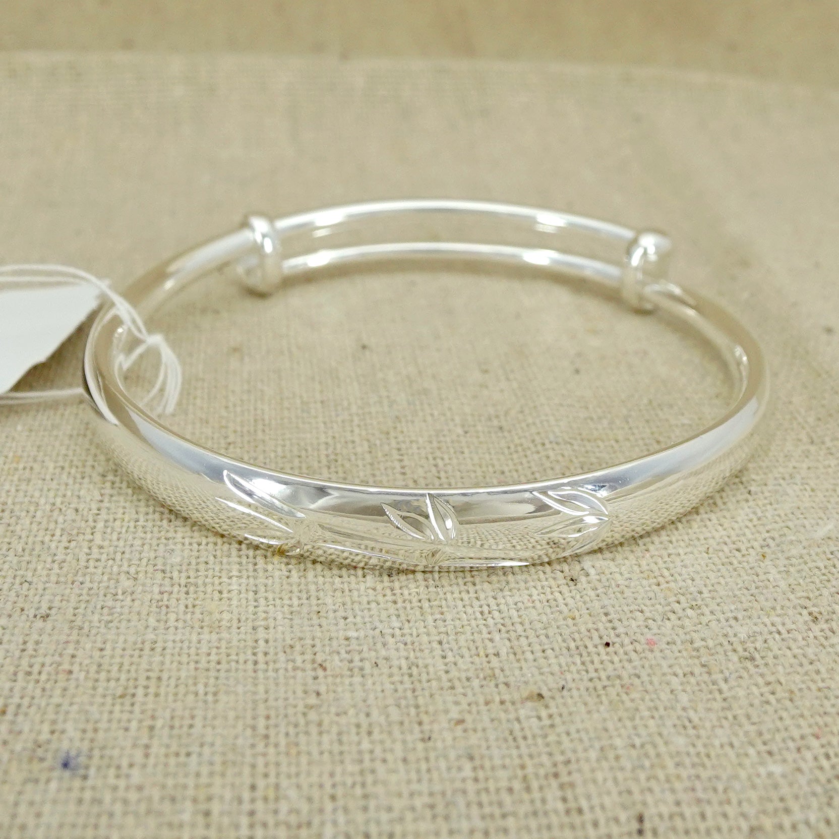 Sterling Silver Bangle Bracelet for Women - Elegant & Dainty Jewelry for Everyday Wear, Gifts & Special Occasions