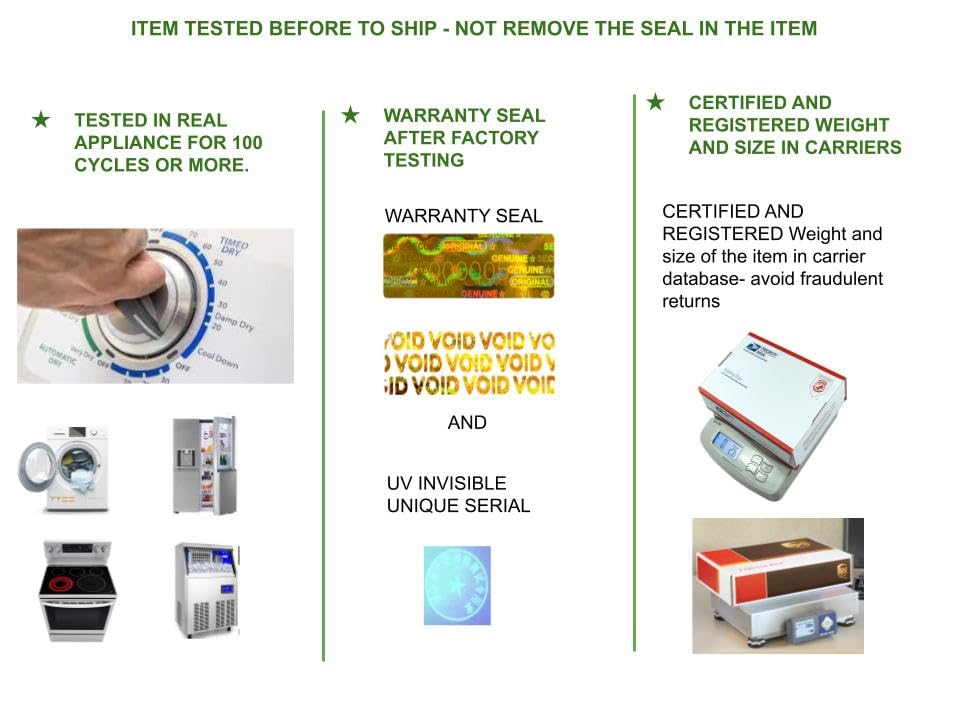 Global Solutions AP6012589 Dryer Timer Replacement Part - Compatible with PS11745799 - Perfect for Home Laundry & Appliance Repair