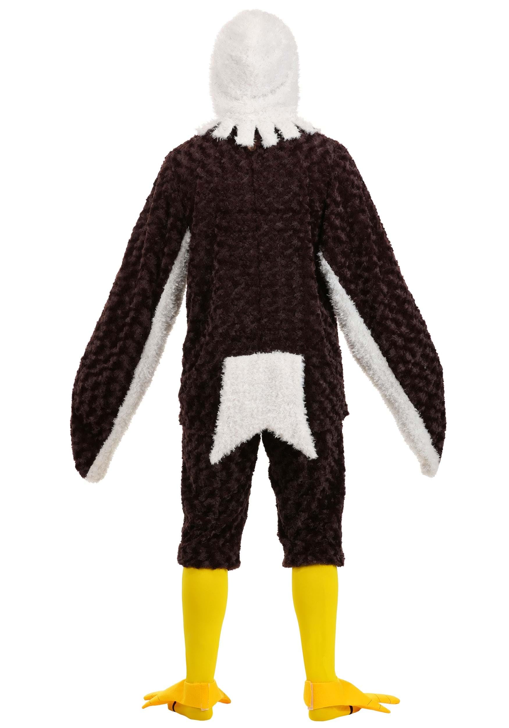 Realistic Adult Eagle Costume - Faux Fur Eagle Outfit for Halloween, Cosplay & Costume Parties - Perfect for Mascots, Themed Events & Wildlife Enthusiasts