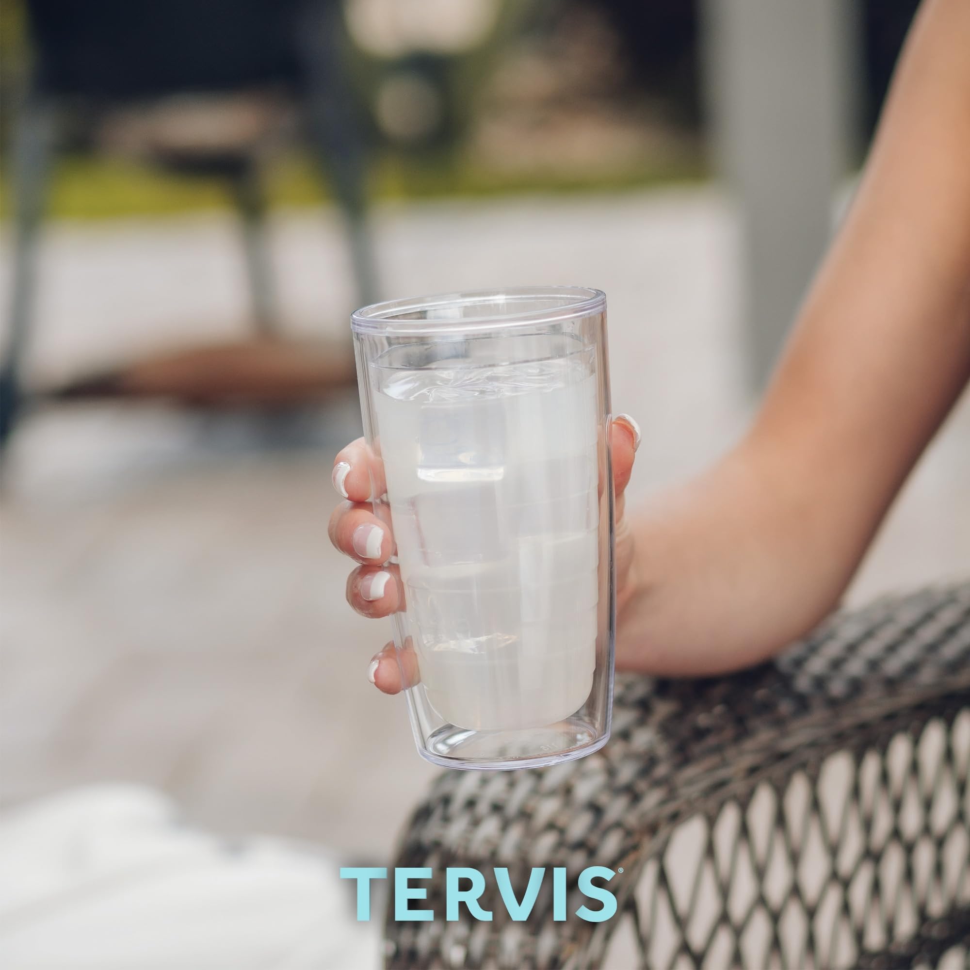 Tervis Live to Dance 16oz Insulated Tumbler with Emblem & Fuchsia Lid - BPA-Free Clear Travel Mug for Coffee, Tea & Cold Drinks - Perfect for Dancers, Gym, Office & Outdoor Activities