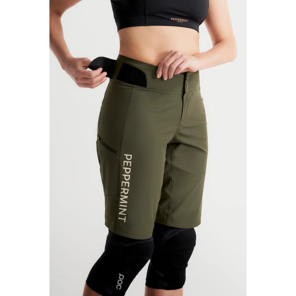Women's Peppermint MTB Tech Shorts - Breathable & Quick-Dry Mountain Bike Shorts for Trail Riding & Outdoor Adventures