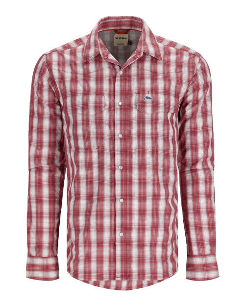Men's Big Sky Long Sleeve Fishing Shirt - UPF 50+ Sun Protection, Quick Dry & Breathable for Outdoor Activities - Perfect for Fishing, Hiking, and Camping