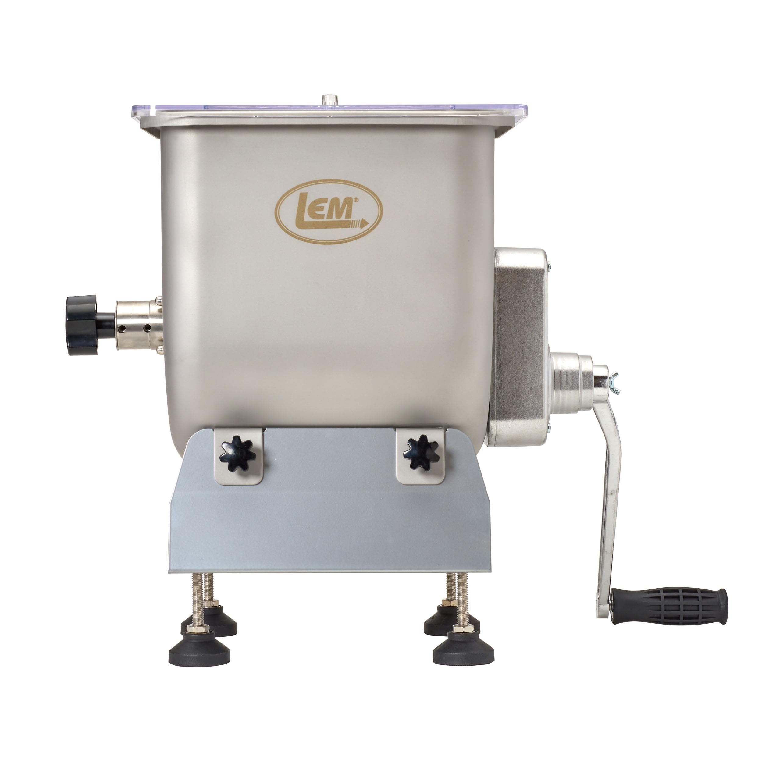LEM Products BigBite 25 lb Stainless Steel Meat Mixer for Sausage & Ground Meat - Heavy Duty Fixed Position Design - Perfect for Home Butchering & Commercial Use (Motor/Grinder Sold Separately)