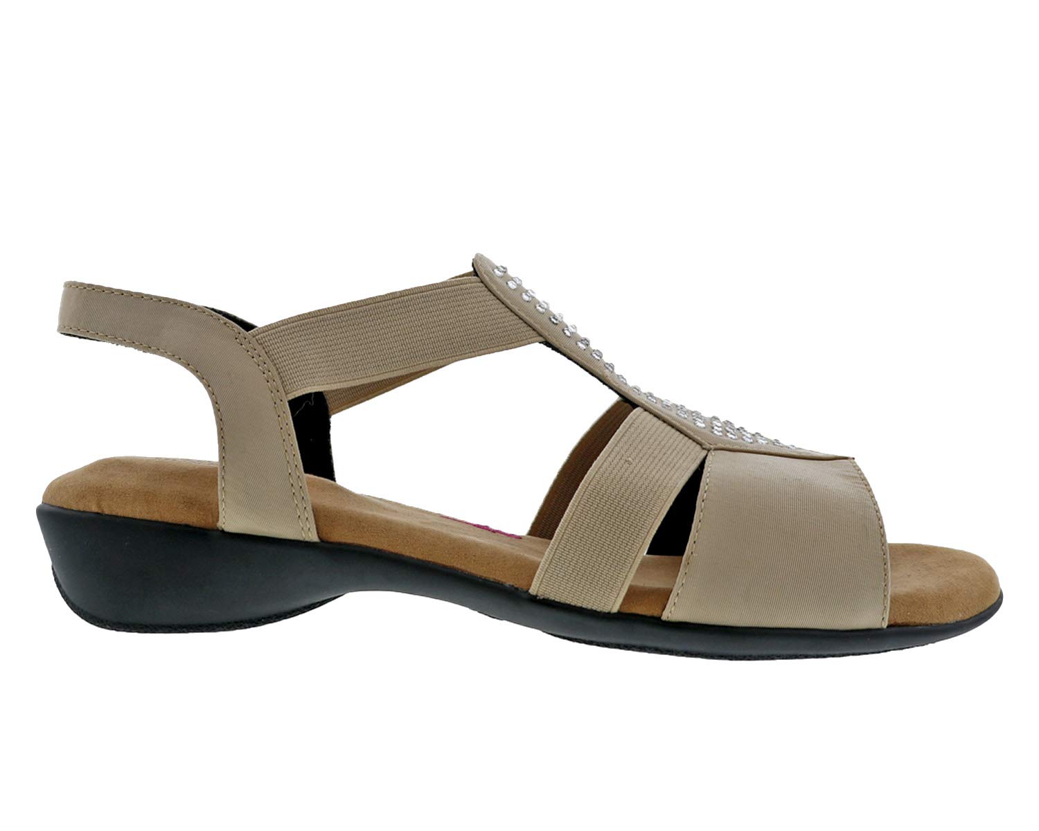 Ros Hommerson Mellow Women's Comfortable Casual Shoes with Lycra & Velcro Straps - Perfect for Walking, Travel & Everyday Wear