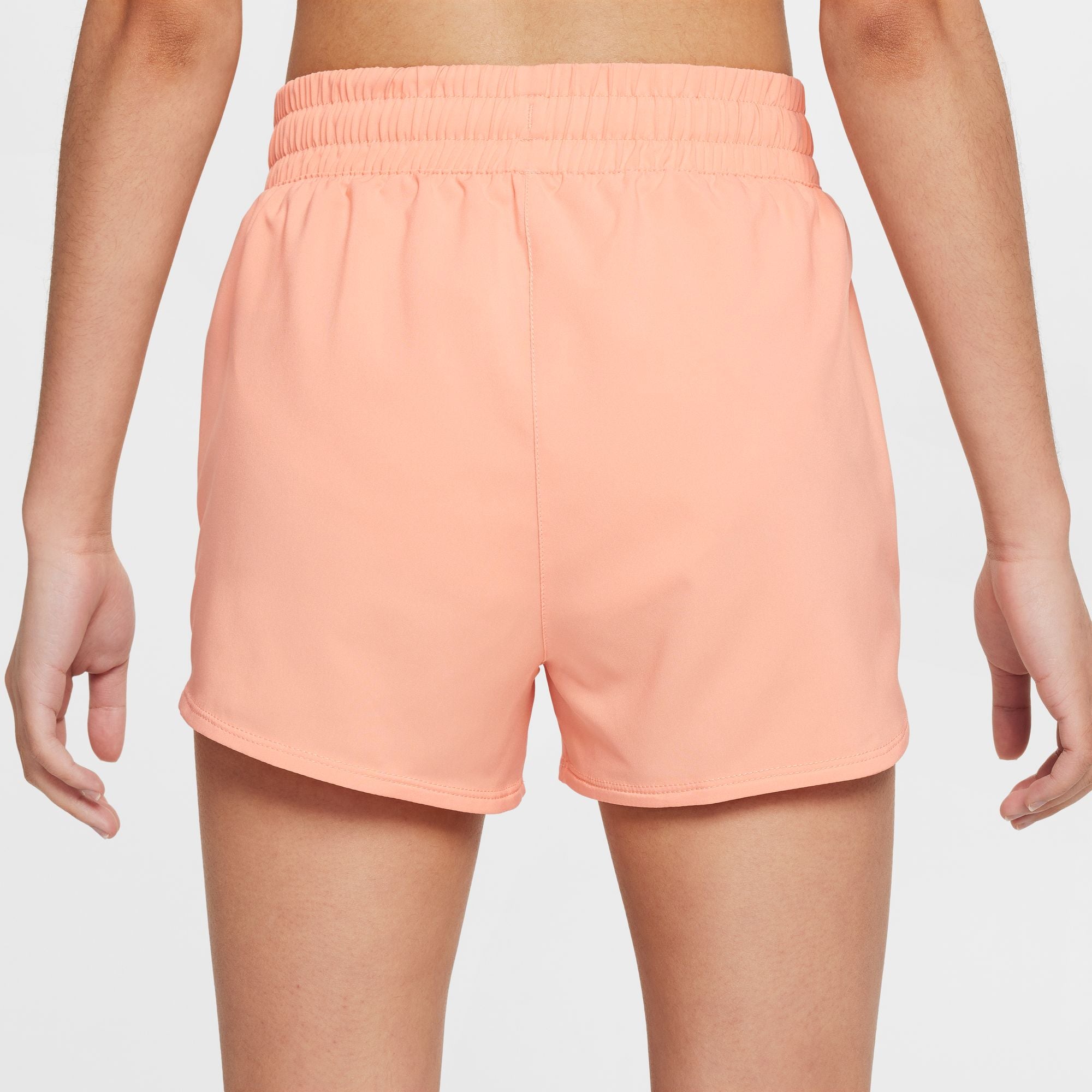 Nike Girls' Dri-FIT High Waisted Woven Shorts - Moisture-Wicking Athletic Shorts for Running, Yoga & Gym Workouts