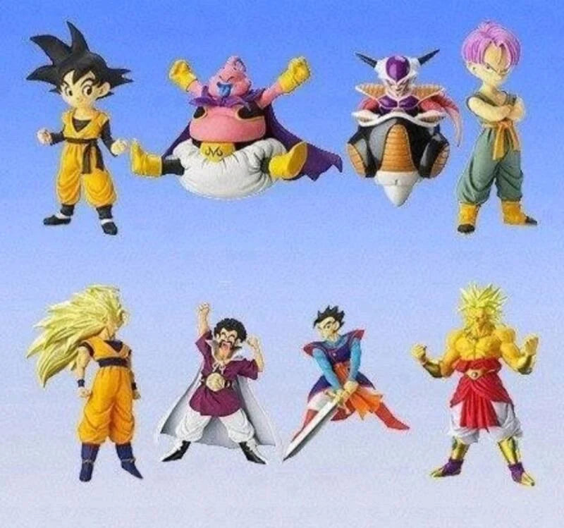 Bandai Dragon Ball Z DBZ Gashapon HG Part 7 Mini Action Figure Set - 7-Piece Collectible Anime Figures for Display & Gifts | Perfect for Anime Fans, Collectors & Home Decor