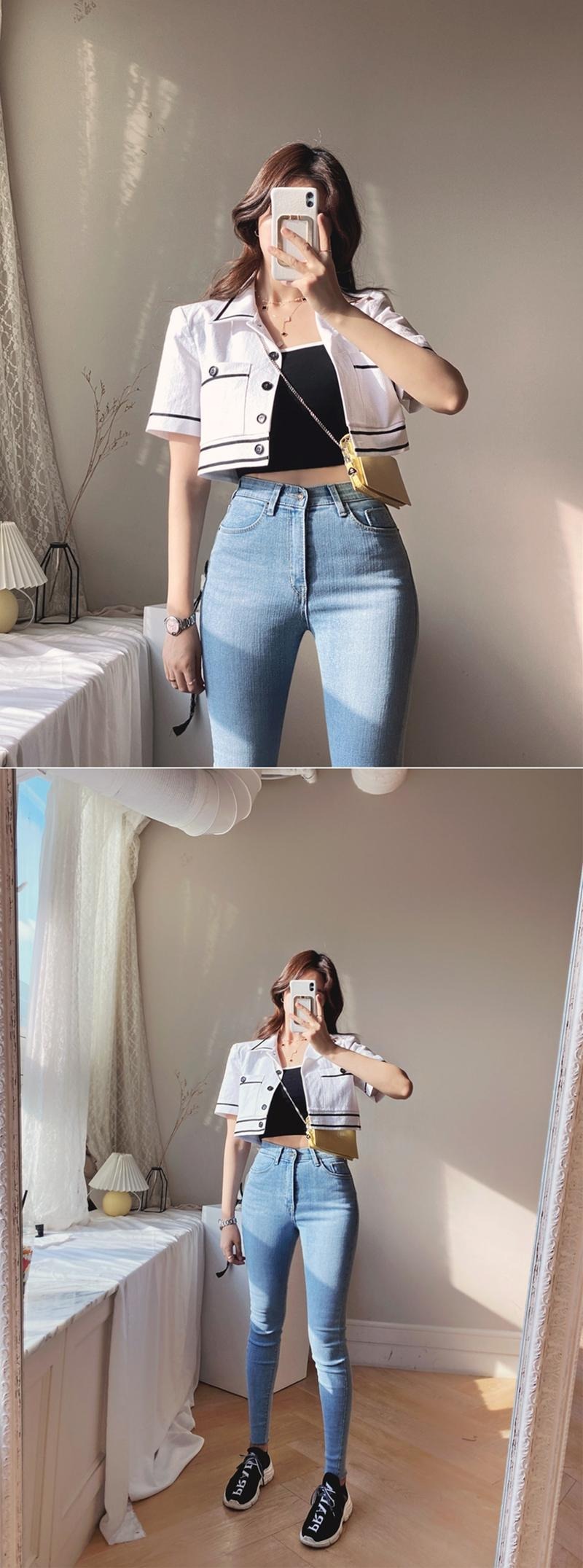 Sexy French High Waist Short Sleeve T-Shirt for Women - Big Neckline Collarbone Bubble Top - Perfect for Date Night, Club Outfits & Summer Fashion