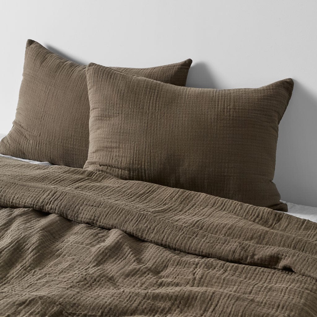 Organic Cotton Gauze Duvet Cover Set - Breathable & Soft Bedding for All Seasons | Perfect for Cozy Bedrooms, Guest Rooms & Vacation Homes