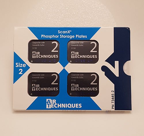 ScanX Intraoral Phosphor Plates Size 2 (4/Pack) - Digital Dental X-Ray Sensors for Precise Imaging | Perfect for Dentists & Dental Clinics