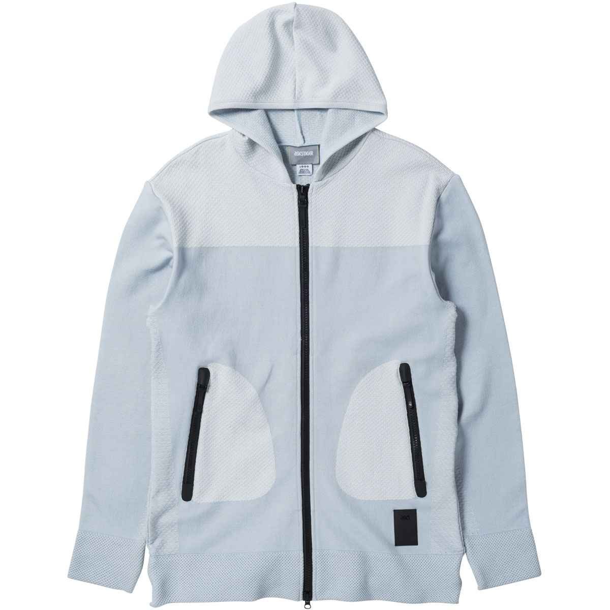 ASICS Tiger Men's Premium Knit Hoodie - Lightweight Athletic Pullover for Running, Gym & Casual Wear | Breathable Comfort for Workouts & Everyday Style