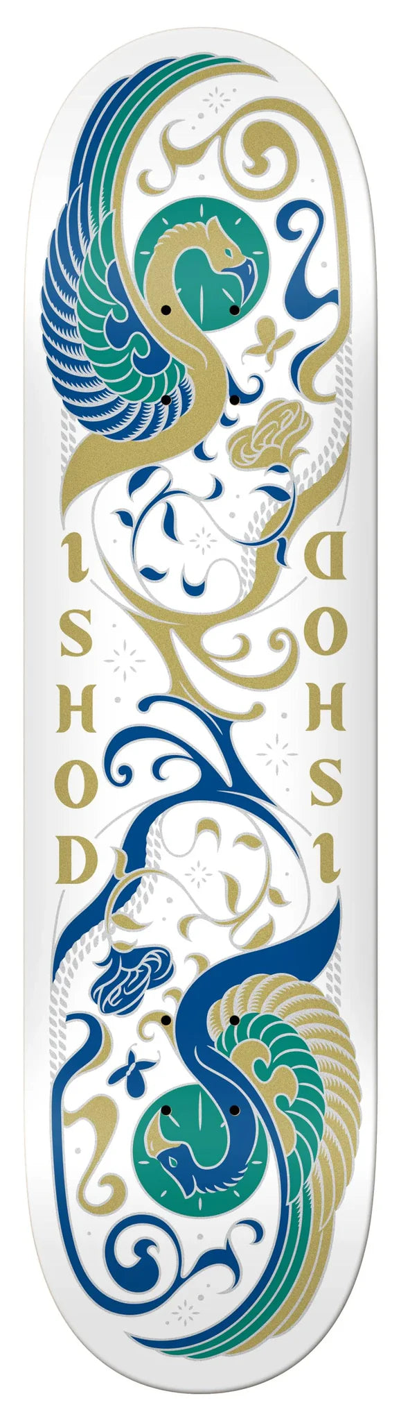Authentic Ishod Illuminated Twin Tail Skateboard Deck (8.5