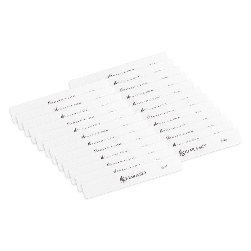 80/80 Rectangle File Folders - 25 Pack - Letter Size Document Organizer for Office, School & Home Filing