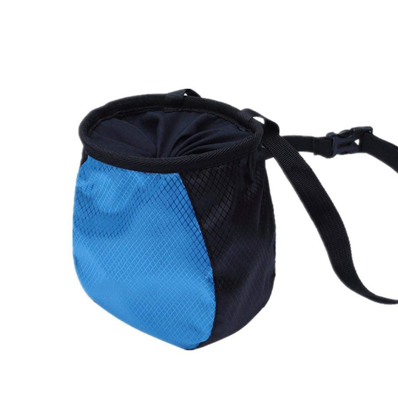 Premium Chalk Bag for Rock Climbing & Bouldering - Adjustable Waist Belt & Drawstring Closure - Ideal for Weightlifting, Gym, CrossFit, Billiards & Athletics (Blue) - Perfect for Outdoor Adventures & Indoor Training Sessions