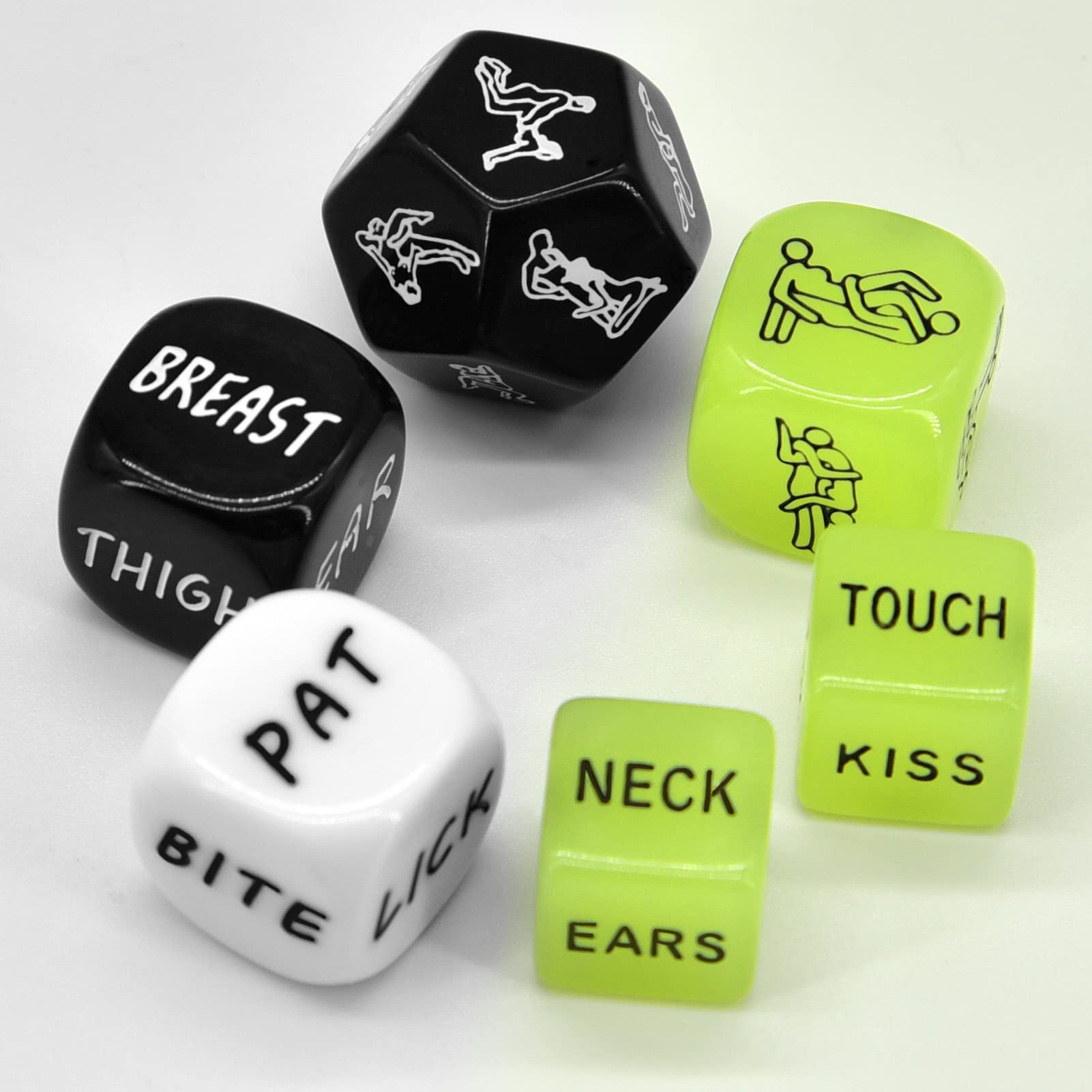 Romantic Couple Sex Dice Game - Naughty Position Dice for Foreplay & Intimacy | Adult Sex Toy for Couples, Lovers & Spice Up Your Bedroom Fun