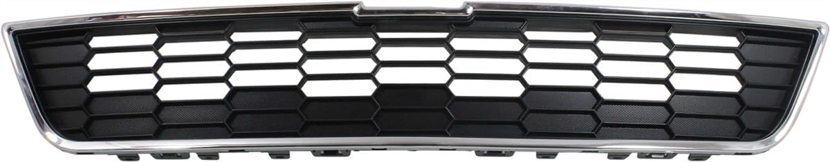 Textured Gray Shell & Insert Grille Compatible with SONIC 2012-2016 LS/LT/LTZ Models - Perfect for Car Front End Upgrade & Customization