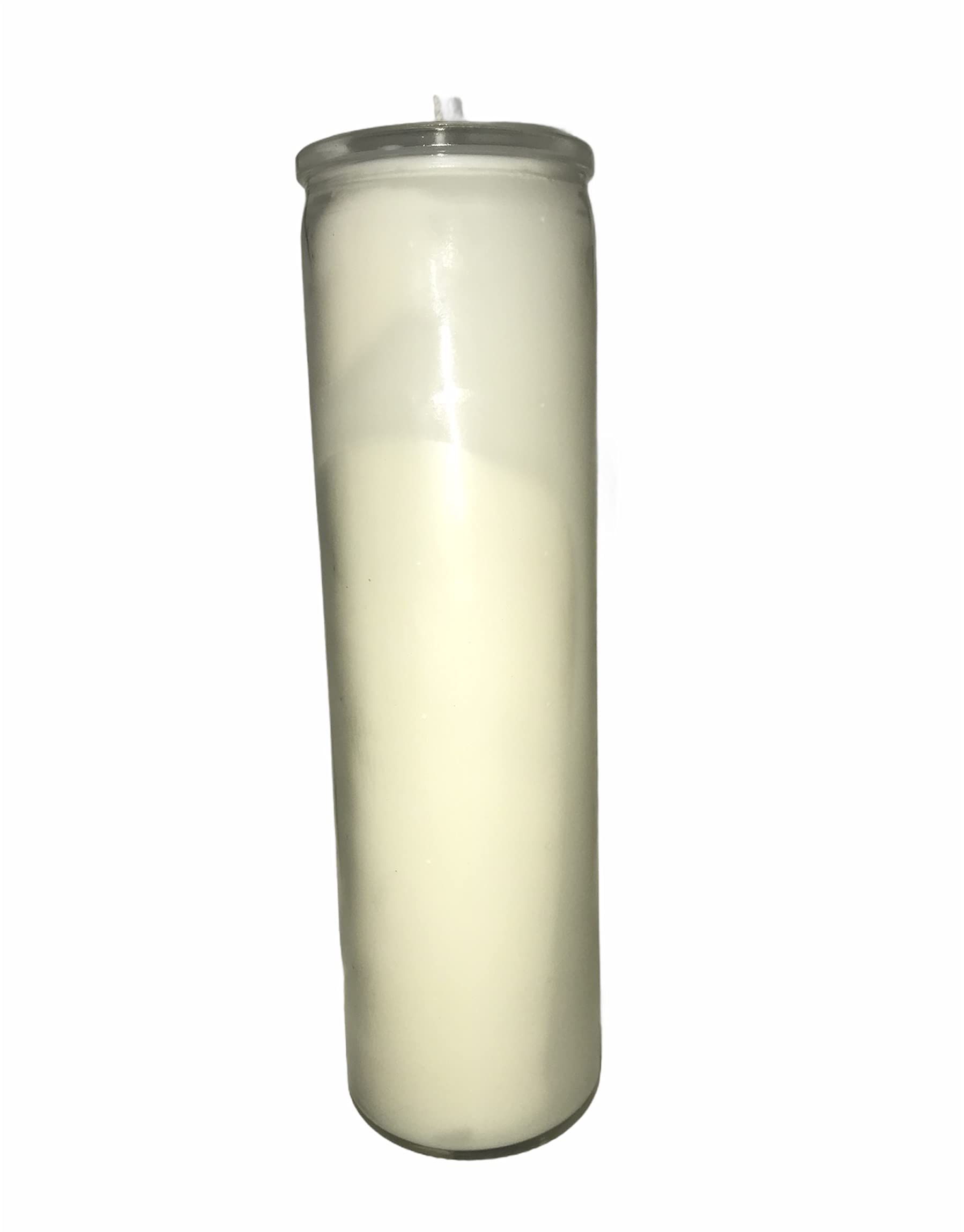 BearNaturalOrganics 7-Day Unscented Prayer Candle - All Natural Pure Organic Vegan Soy Wax Pillar Candle, 2x9 Inches, 12-Pack - Perfect for Meditation, Prayer & Spiritual Rituals