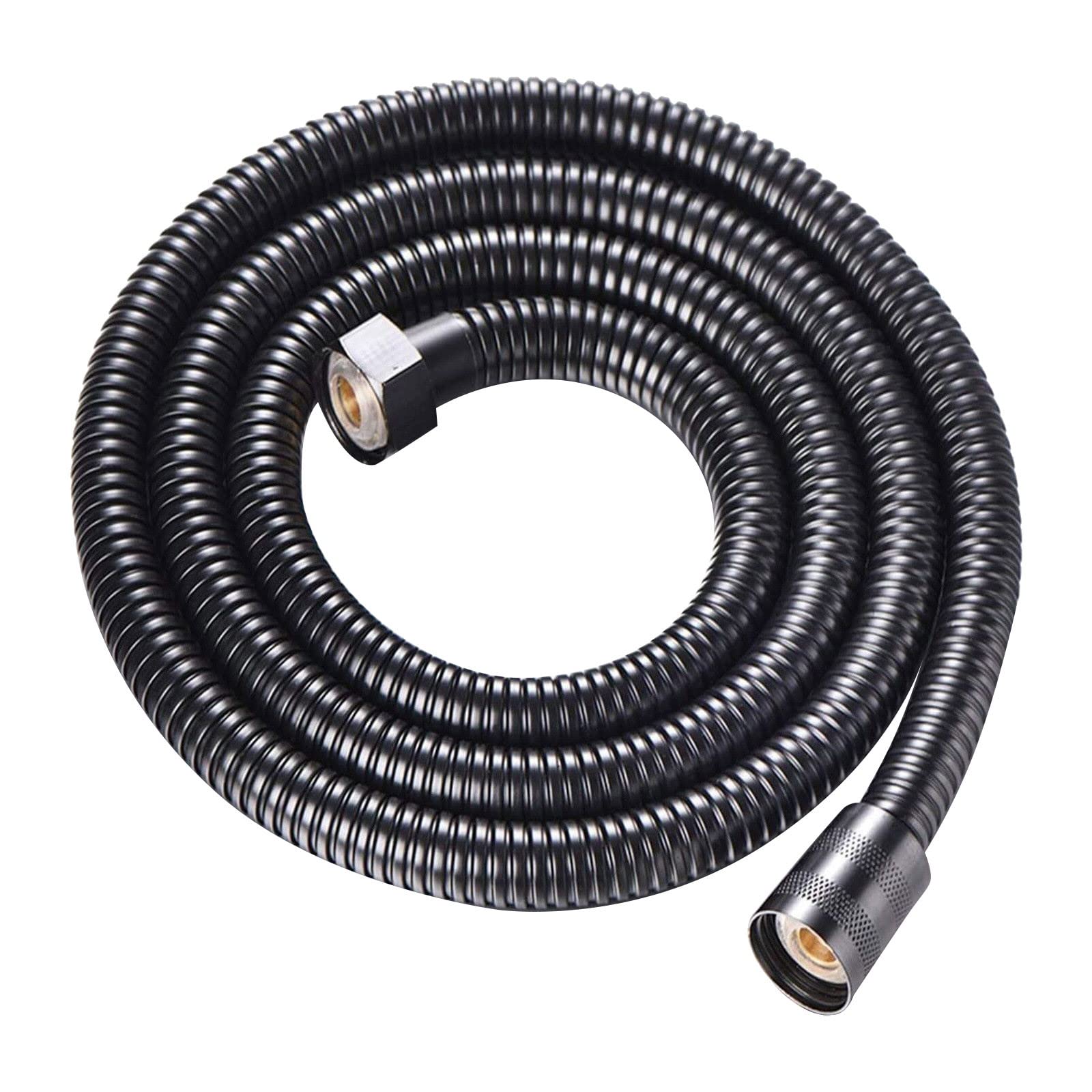 1.5M Flexible Stainless Steel Shower Hose - Non-Rusting Bathroom Pipe for High Pressure Shower Head with Water Filter | Hard Water Solution for Bathroom & Spa Use