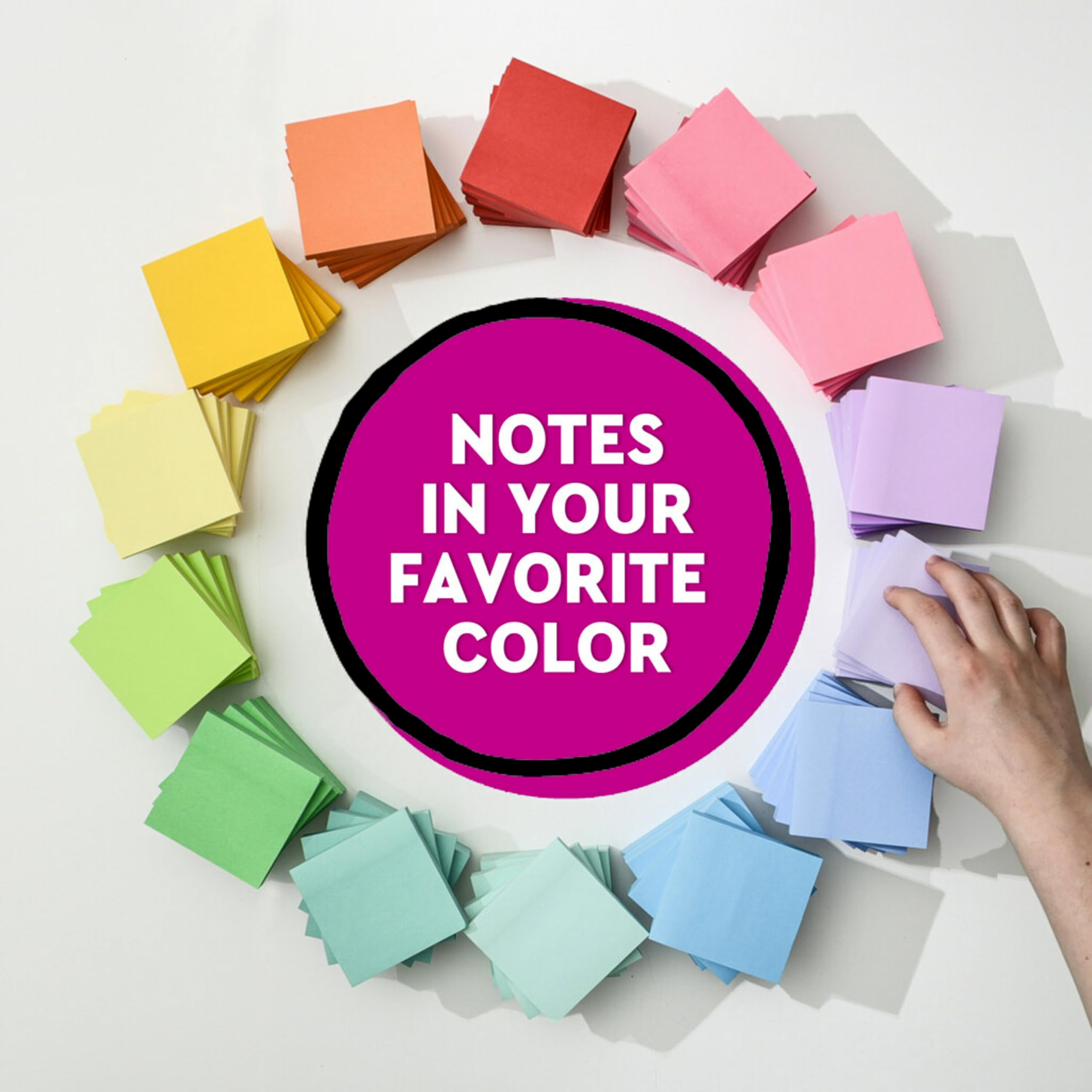 Super Sticky Notes 5-Pack, 3x3 Inch Extra Strong Adhesive Post-it Notes for School, Office & Home - Perfect for Vertical Surfaces, Monitors, Walls & Windows (First Snow White) - Great for Reminders, Planning & Organization