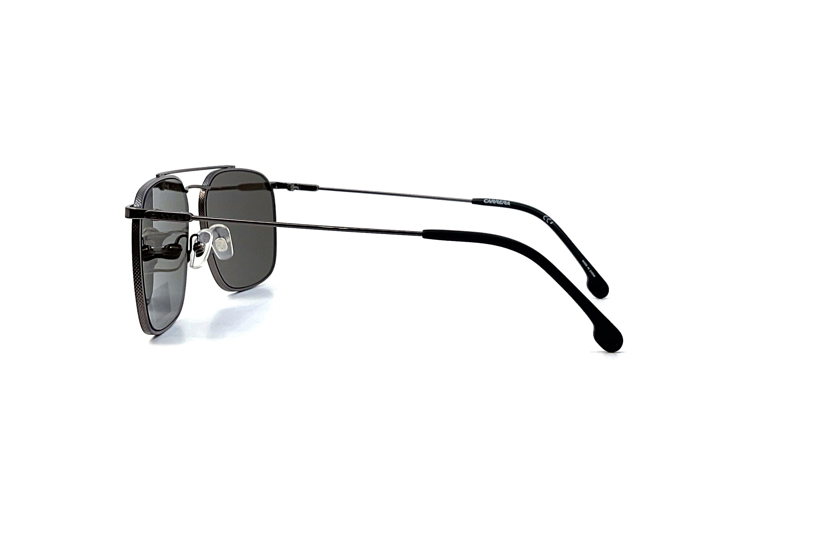 Carrera 186/S Sunglasses - Black Aviator Style for Men & Women - Perfect for Driving, Outdoor Sports & Fashion Accessories