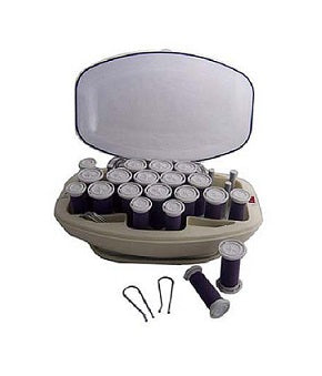 EWI EYMH08B Professional Hair Roller Set for Curling & Styling - Dual Voltage 110V/220V - Perfect for Home, Salon & Travel Use