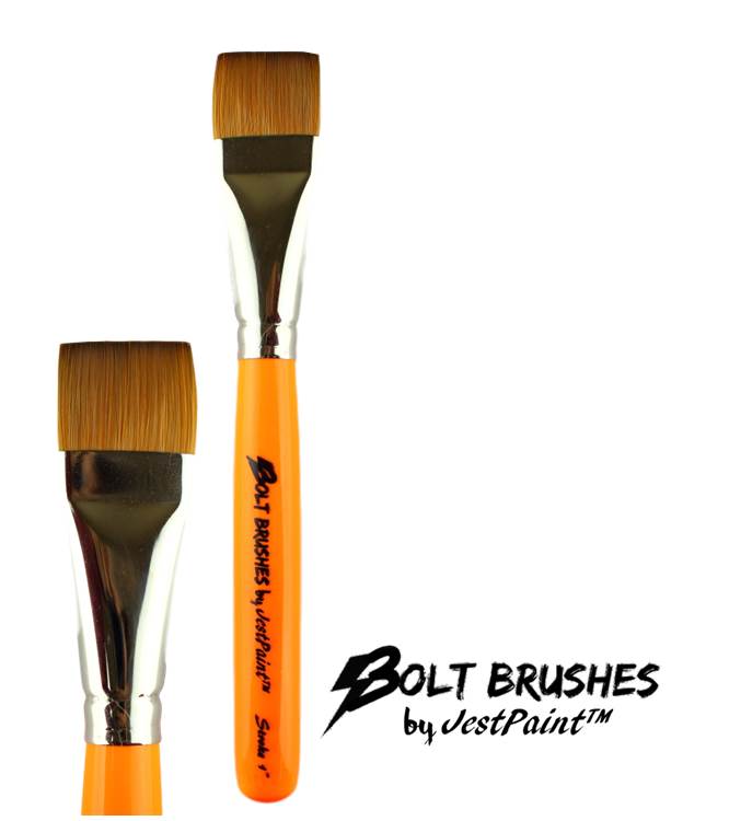 Bolt Paint Brushes by Jest Paint - Premium Artist Brushes for Acrylic, Oil & Watercolor Painting - Perfect for Canvas, Wood & DIY Art Projects