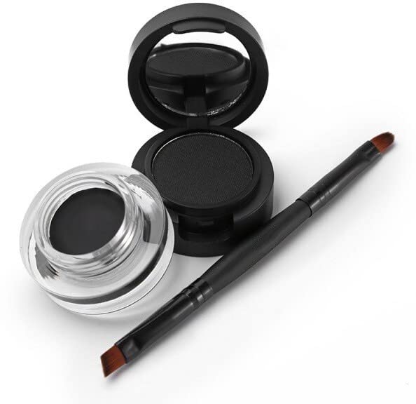 Professional Matte Black Cake Kajal Eyeliner - Long Lasting & Smudge Proof for All Skin Types | Perfect for Daily Makeup, Parties & Special Occasions