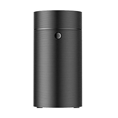 Black USB Aroma Diffuser & Humidifier for Car, Office, Home - Essential Oil Cool Mist Maker for Aromatherapy, Air Freshening & Relaxation | Perfect for Work Desks, Bedrooms & Small Spaces