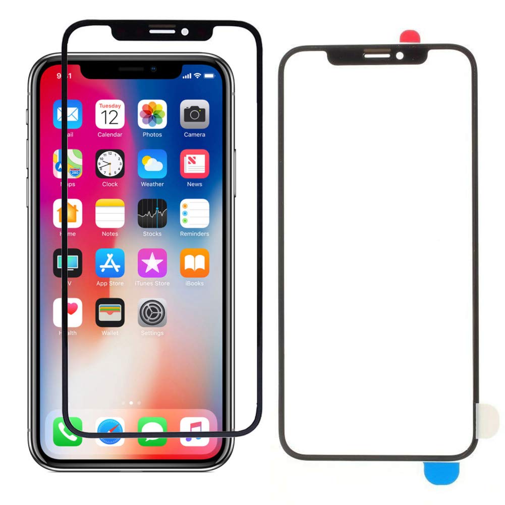 LINASHI iPhone 11 Front Glass Screen Replacement Kit with Tools - Outer Display Panel Repair Set for DIY Fix | Perfect for Cracked Screen Repair at Home or Office
