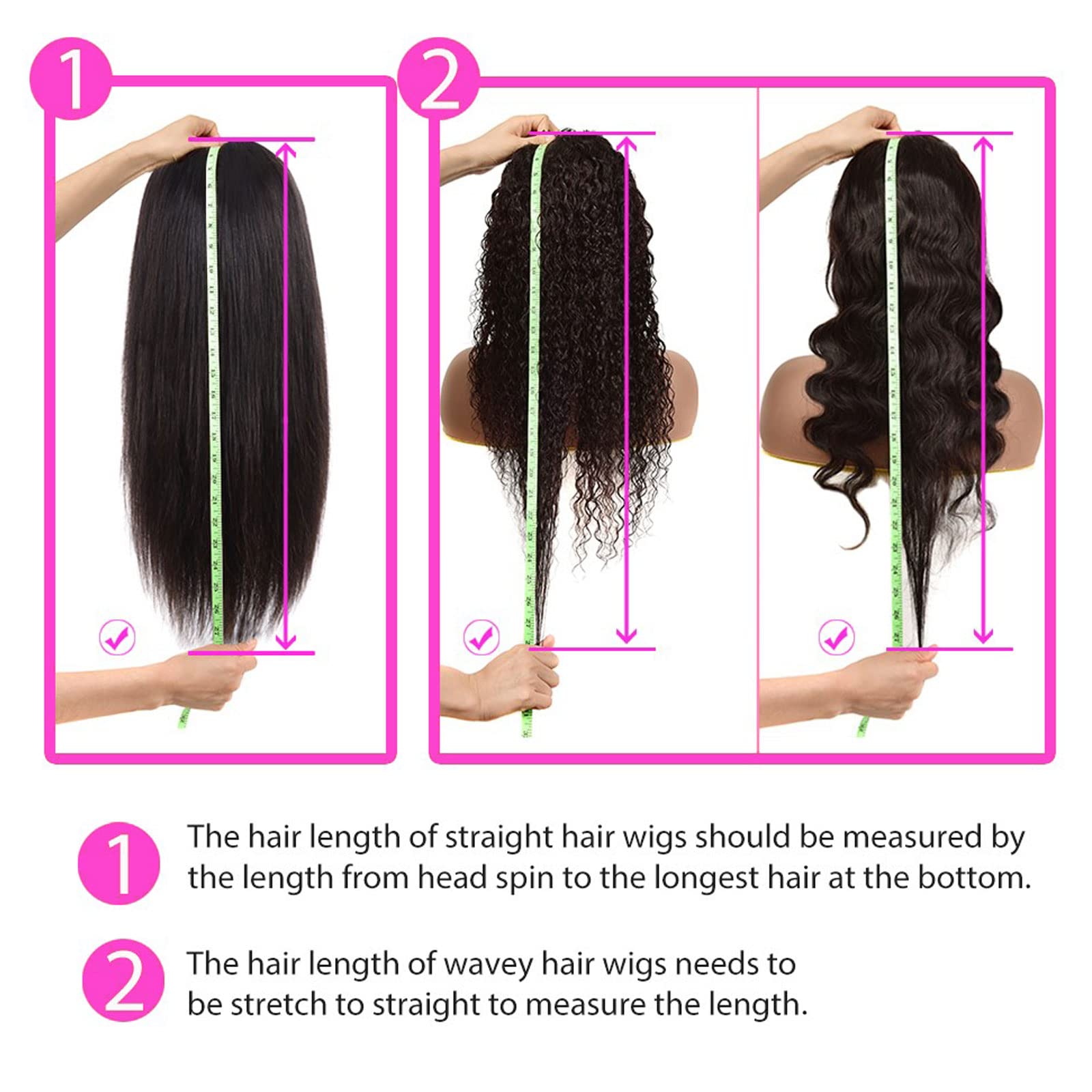 13x6 HD Lace Front Human Hair Wigs - Brazilian Body Wave Pre Plucked Bleached Knots with Baby Hair 180 Density for Women (20 Inch, Natural Black) - Perfect for Daily Wear, Parties & Special Occasions