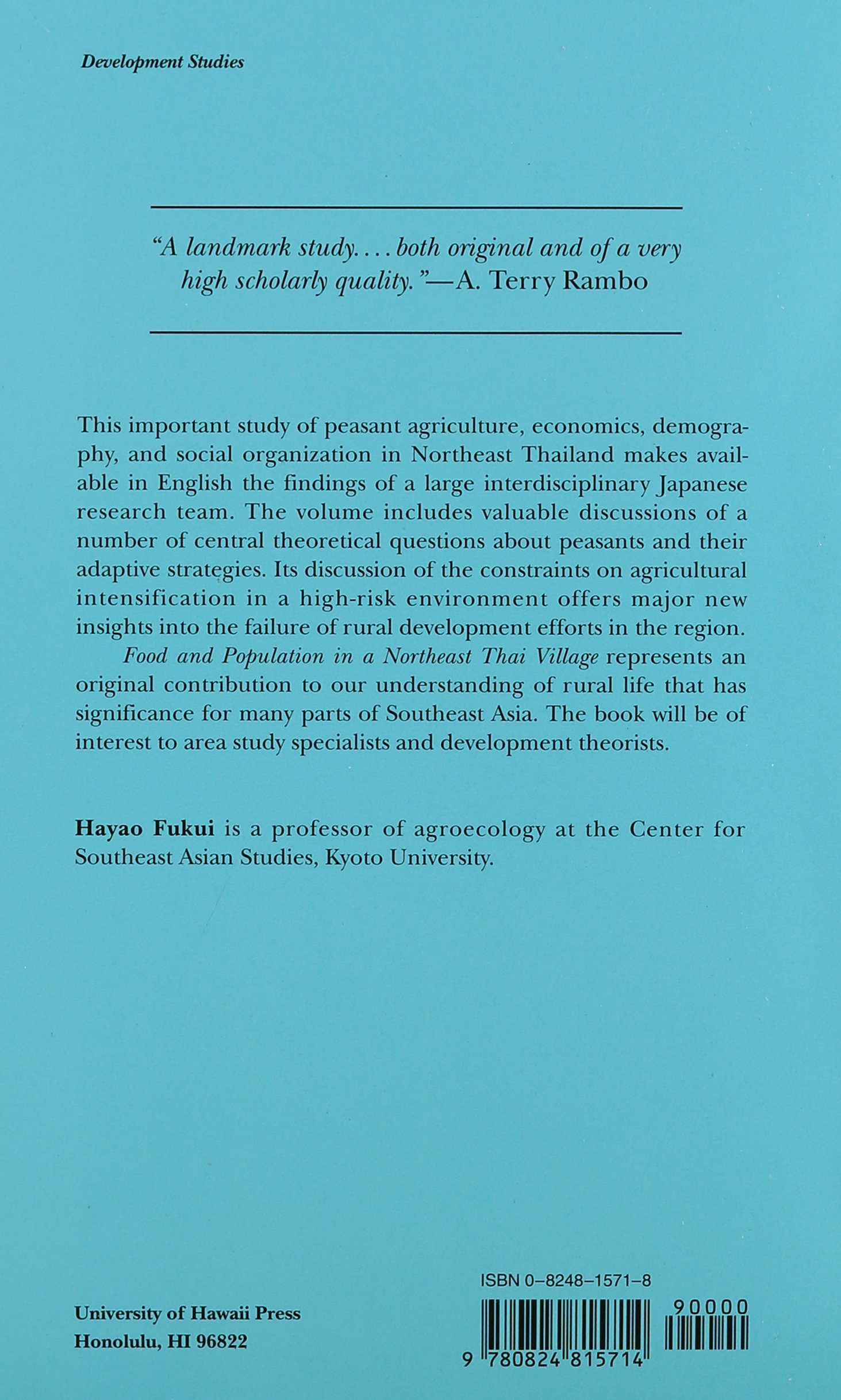 Food and Population in a Northeast Thai Village: Sustainable Agriculture & Rural Community Life | Perfect for Anthropological Studies & Cultural Research