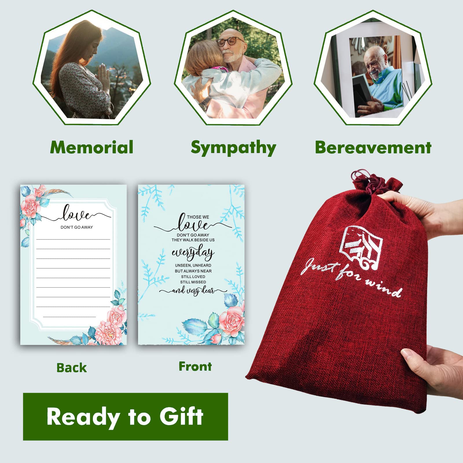 Memorial Wind Chimes for Loss of Mother - Sympathy Gifts for Bereavement, In Memory of Loved One - Perfect for Outdoor Garden, Patio & Healing Spaces
