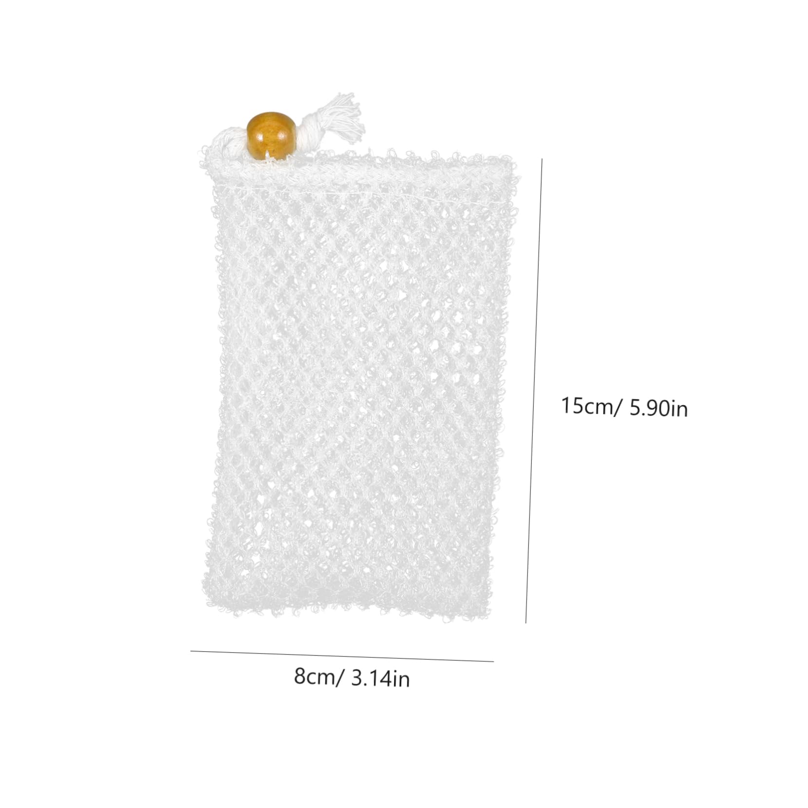 Soft & Breathable Soap Storage Drawstring Pouch - Mesh Soap Bag for Travel, Gym & Shower | Eco-Friendly & Reusable