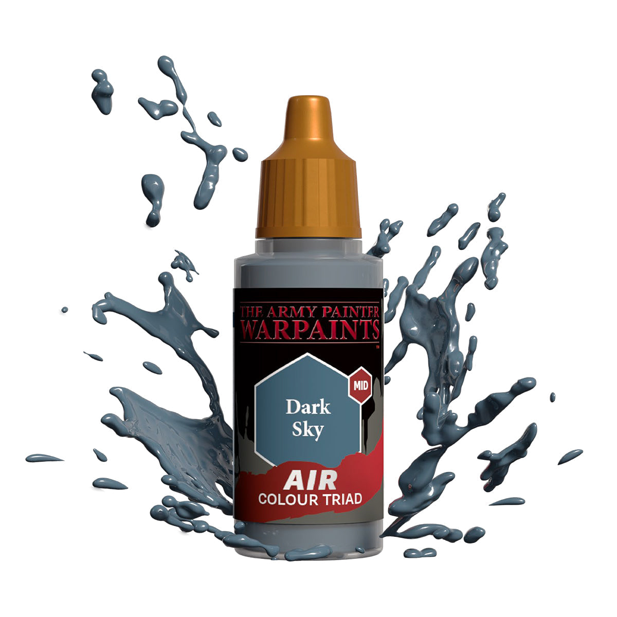 Warpaints Air: Dark Sky - Premium Matte Black Acrylic Paint for Miniatures & Models - Perfect for War Gaming, Cosplay & DIY Crafts