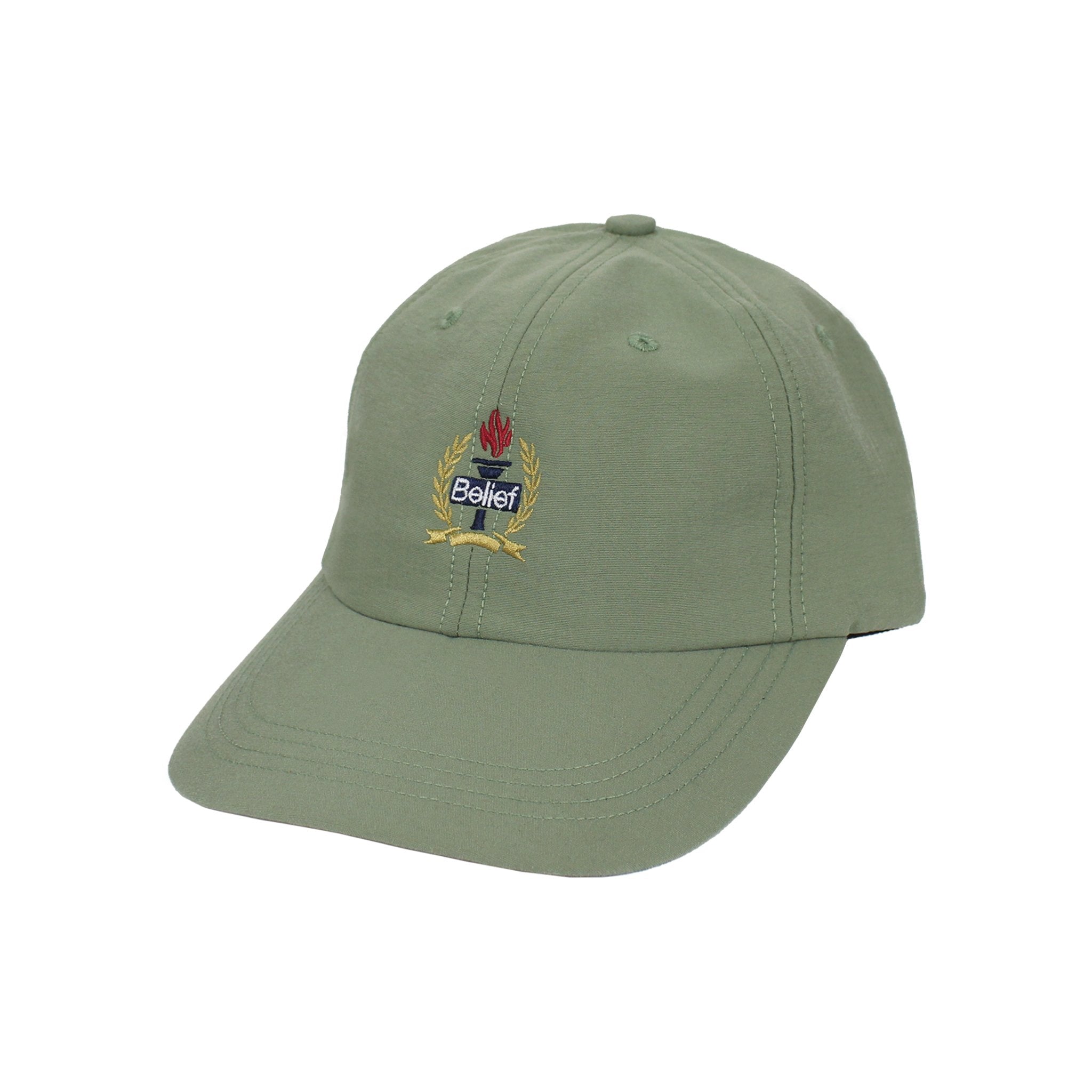 Belief NYC Liberty 6 Panel Baseball Cap - Stylish Bay Green Adjustable Dad Hat for Men & Women | Perfect for Outdoor Activities, Sports, and Casual Wear