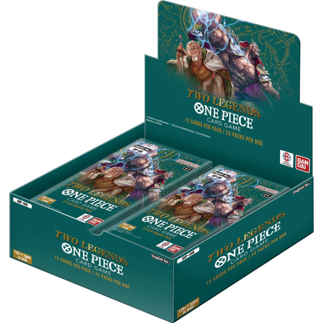 Two Legends Booster OP-08 - One Piece Trading Card Game (English Edition) - Collectible Cards for Anime Fans & TCG Players