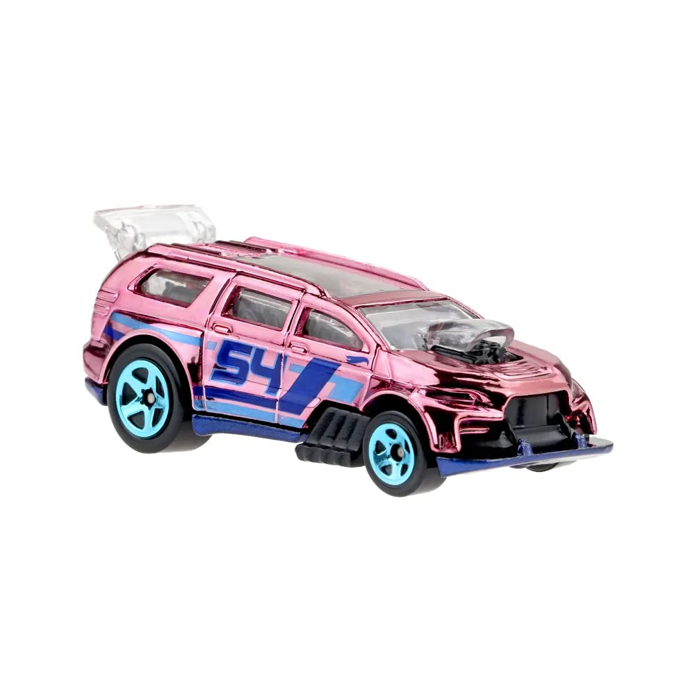 Hot Wheels Pearl & Chrome 2022 Nitro Tailgater Die-Cast Car - Collectible Toy Vehicle for Kids & Adults - Perfect for Display, Racing & Gift Giving
