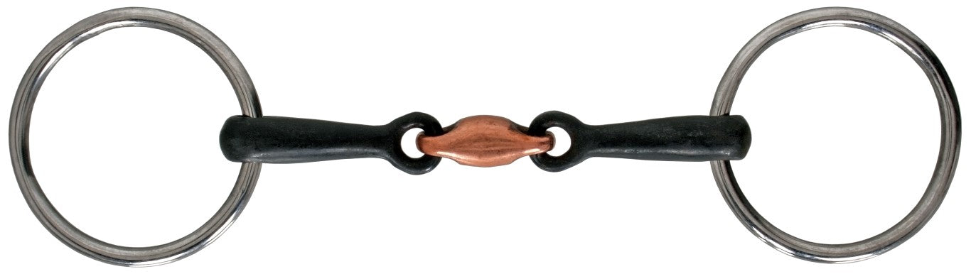 Blue Tag Stainless Steel Training Snaffle Bit for Horses - Perfect for Dressage, Jumping & Western Riding