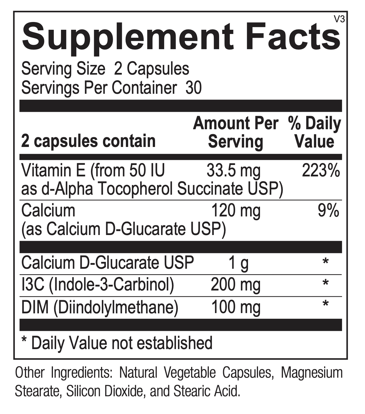 Ortho CDG Estrodim 60 Capsules - Hormone Support Supplement for Women - Menopause Relief & Bone Health - Daily Wellness Support for Hot Flashes & Night Sweats