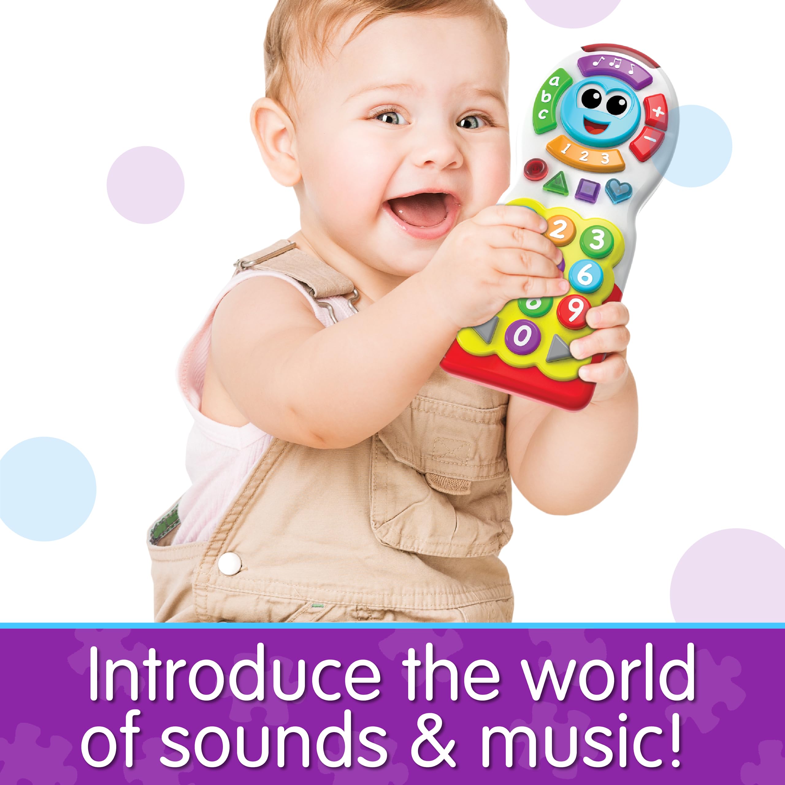 The Learning Journey On The Go Remote - Baby Remote Control Toy for Toddlers Ages 3+ Months - Educational Gift for Boys & Girls - Award Winning Early Learning Toy - Perfect for Playtime, Travel & Developmental Activities